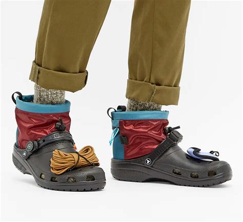 military style crocs.